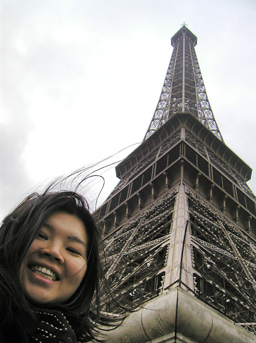 Mimi and the Eiffel Tower