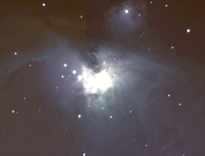 M42 after a histogram stretch.