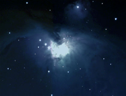 M42 after sky glow was subtracted
