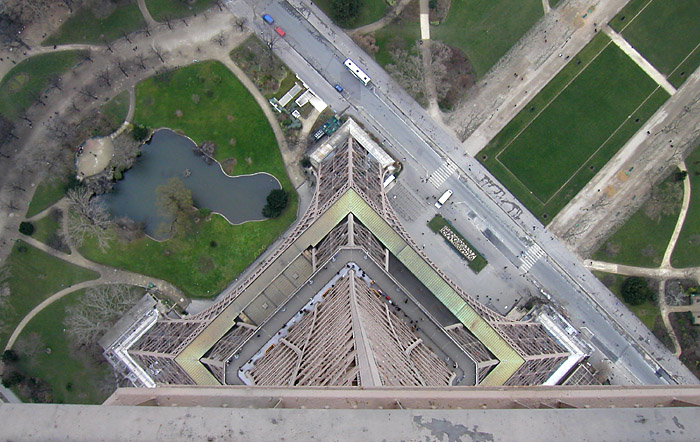 From the top of the Eiffel Tower