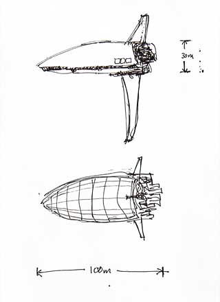 Jumpship sketches