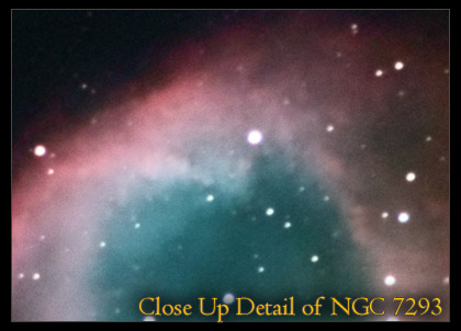 Close up of NGC 7293